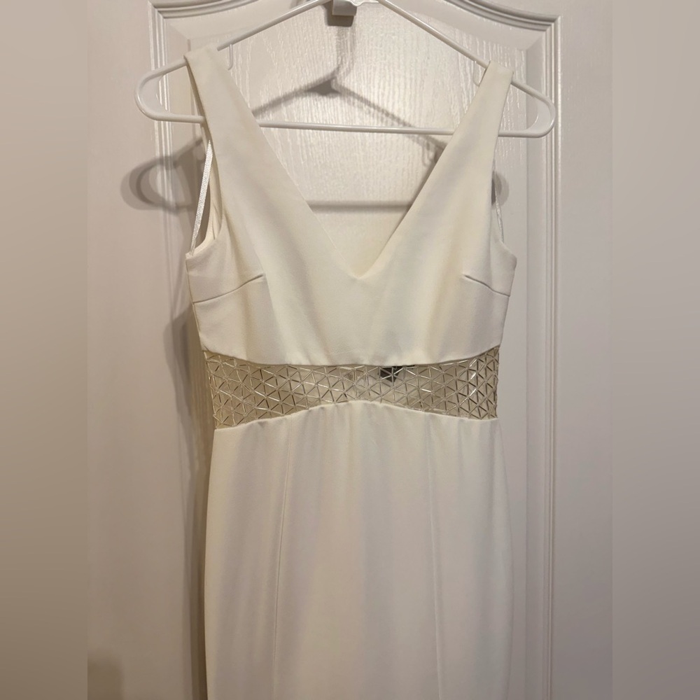 Lulu's White Lace Detail Maxi Dress - Picture 3 of 8